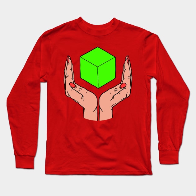 Fragile Hands Long Sleeve T-Shirt by DSTRBO